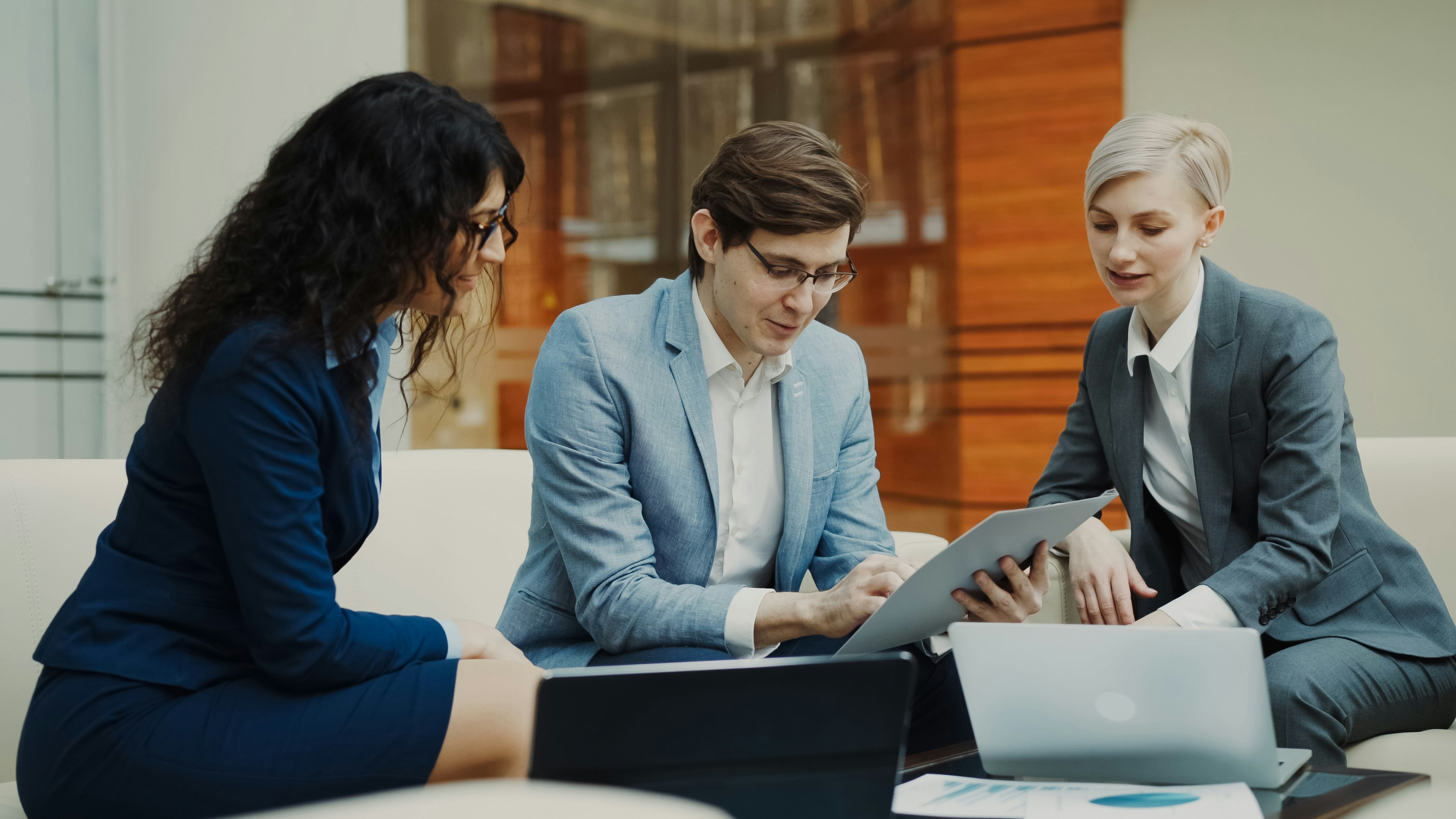 Leaders review nonprofit financial statements