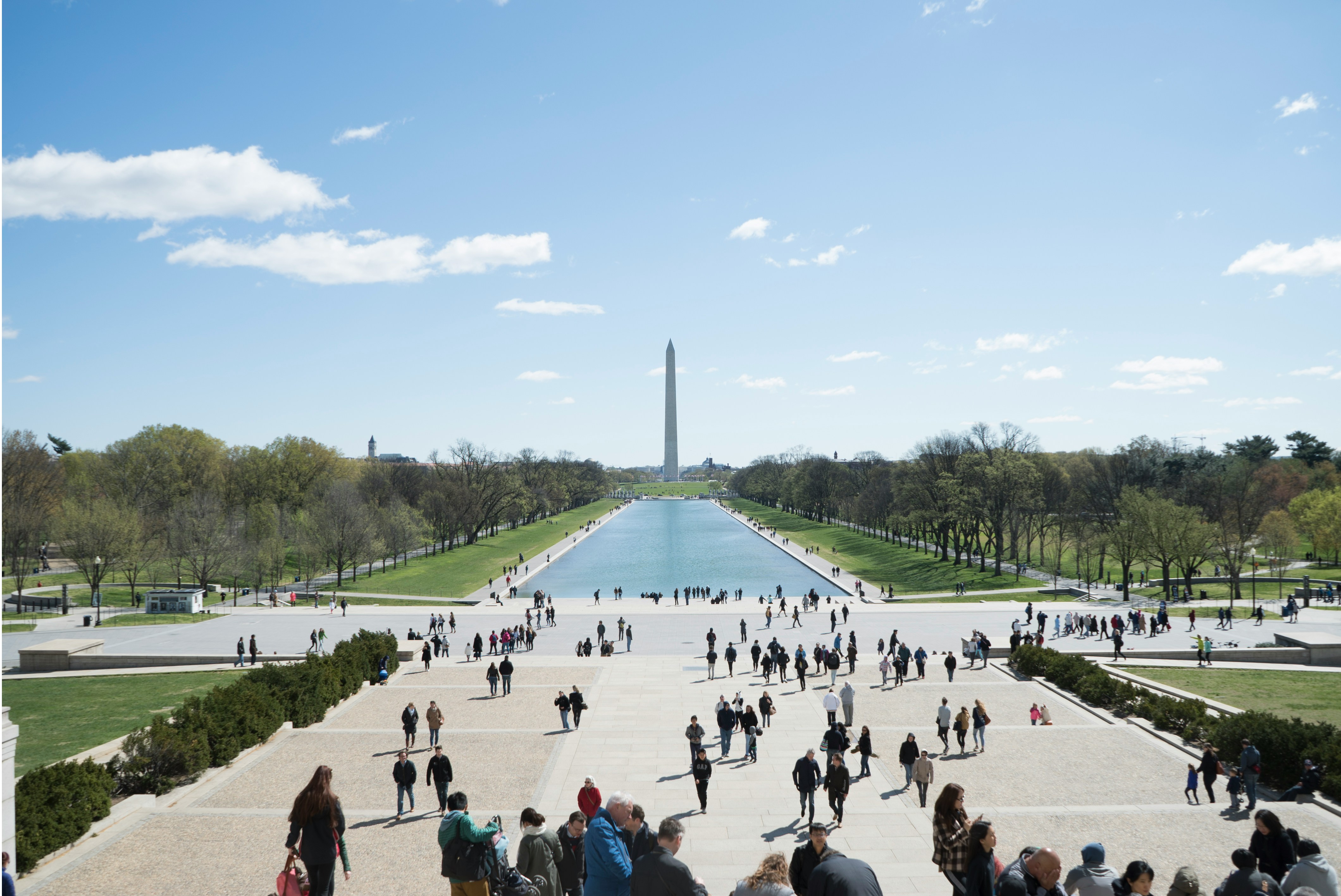 Washington Monument over the National Mall